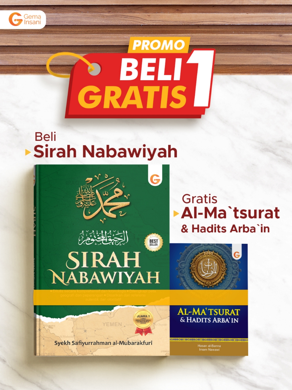 Spesial Sirah Nabawiyah BONUS Al Ma`tsurat & Hadits Arbain
